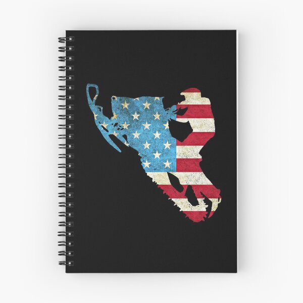 Item preview, American Flag Snowmobile Winter Snowmobiling designed and sold by snickrdoodle.