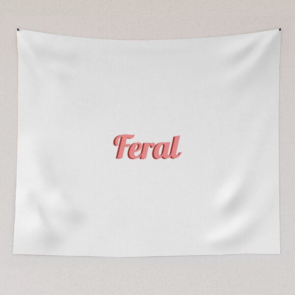 Item preview, Feral - Pink and Red designed and sold by PlacidPower.