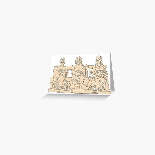 the capitoline triad Greeting Card