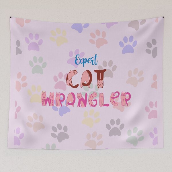 Artikelvorschau, EXPERT CAT WRANGLER entworfen und verkauft von Madjack Tees Kiwi SuperStore.