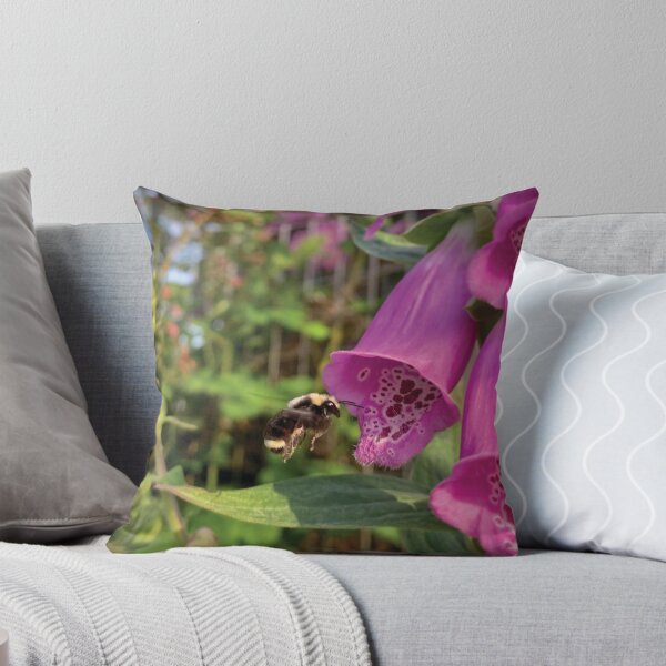 Item preview, Busy Bee with Foxgloves designed and sold by Glenn-Patrick.