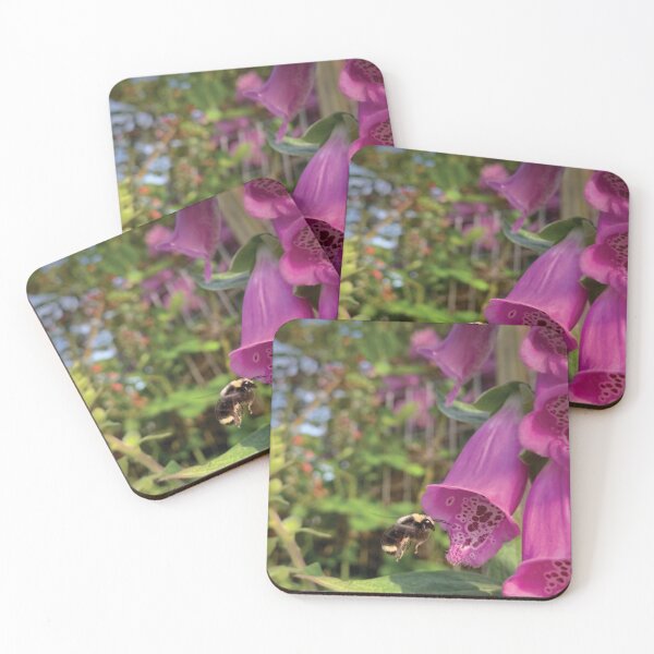 Item preview, Busy Bee with Foxgloves designed and sold by Glenn-Patrick.