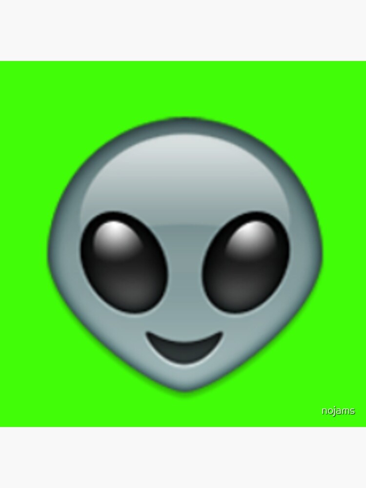 Alien emoji pillow best sale