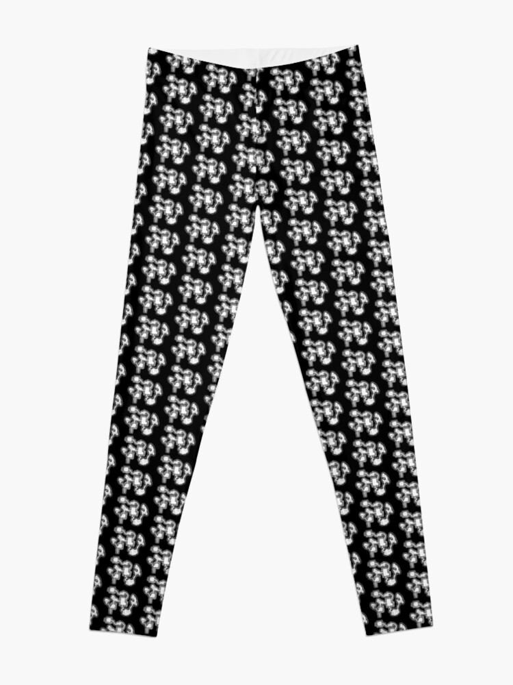 Alternate view of Smuggler's Den Old School Dungeon Map Leggings
