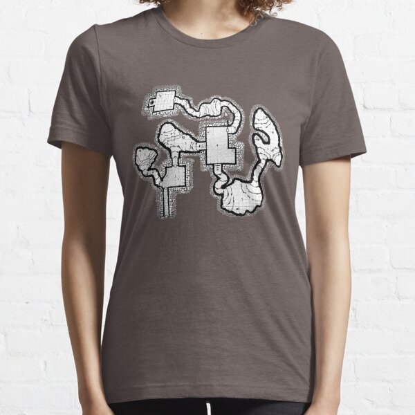 Smuggler's Den Old School Dungeon Map Essential T-Shirt