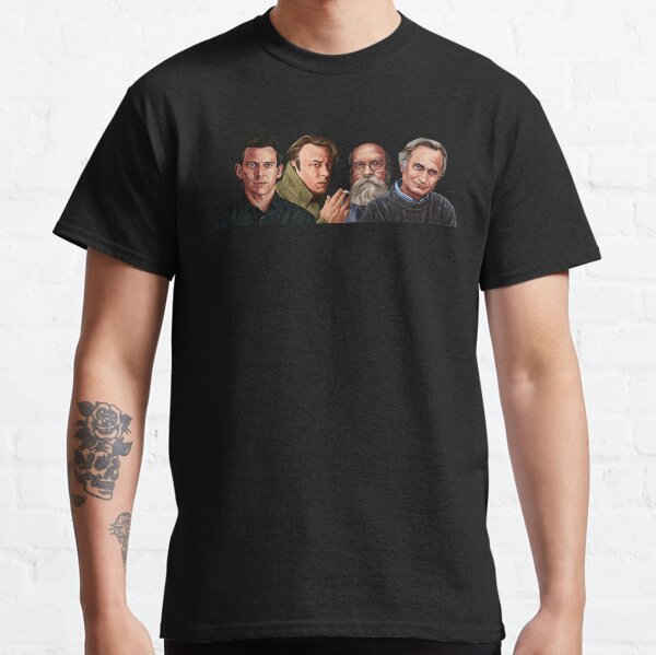 Harris Hitchens Dennett Dawkins Lineup of the 4 Horsemen of the Apocalypse Classic T-Shirt