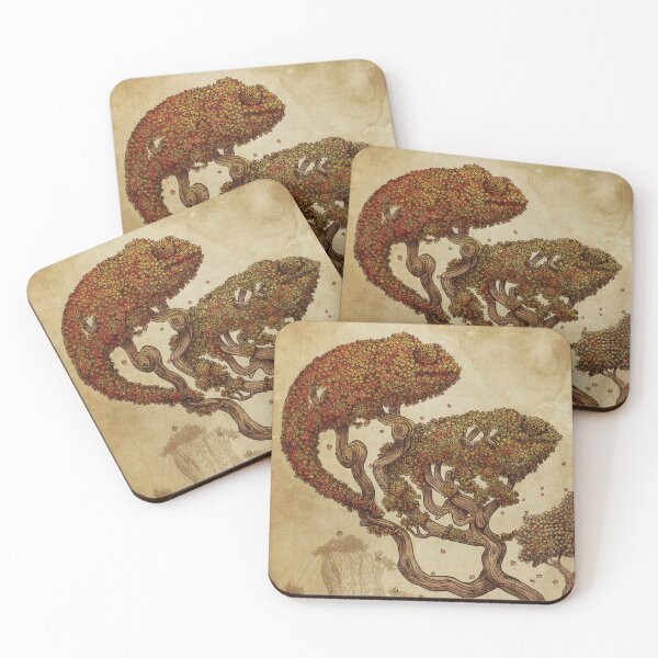 Item preview, Autumn Chameleons designed and sold by opifan.