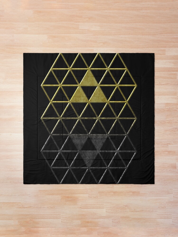 Alternate view of A Link Between Triforces Comforter
