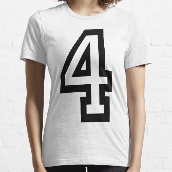 NUMBER 4. TEAM. SPORTS. FOUR, FOURTH, 4th. Competition, Quatro. Essential T-Shirt