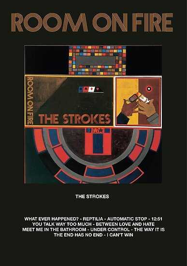 The Strokes Room On Fire Poster By Secretdoorshop