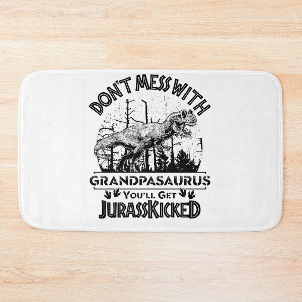 Item preview, Dont Mess With GrandpaSaurus You Will Get Jurasskicked Shirt For Men Fathers Day with Perfect Vintage Dinosaur Picture designed and sold by Dolphin Graphic.