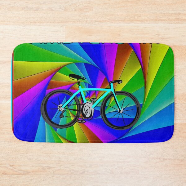 Item preview, AMSTERDAM : Abstract Psychedelic Bicycle Print designed and sold by posterbobs.