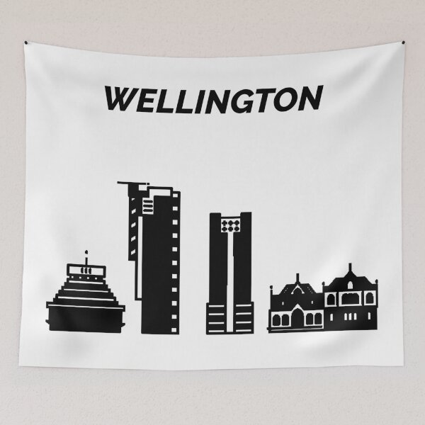 Item preview, Wellington Skyline, New Zealand designed and sold by marosharaf.