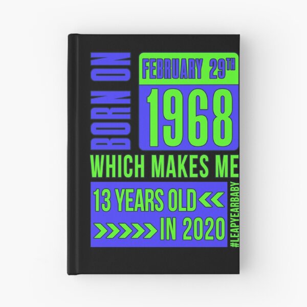 Item preview, 1968 - 68 - 13 Years Old BLUE #leapyearbaby Boys and Mens Funny Leaper Leapling Leap Year Birthday Gifts, Shirts, Tshirts designed and sold by GabiBlaze.