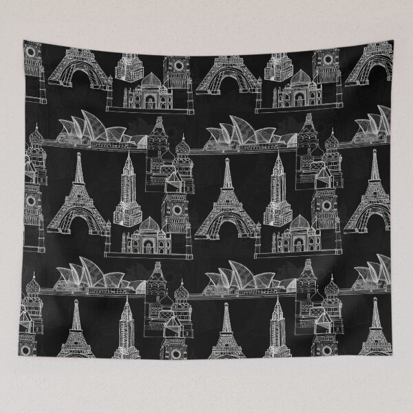 Item preview, Iconic Buildings designed and sold by Traceofcolour.