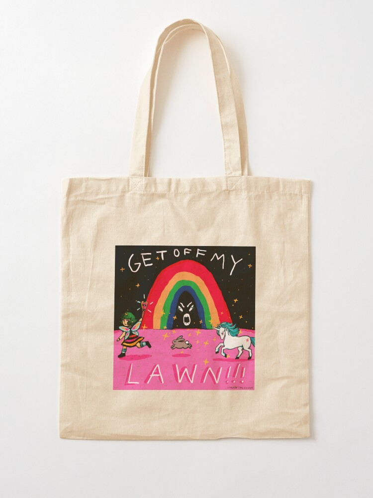 Alternate view of GET OFF MY LAWN Tote Bag