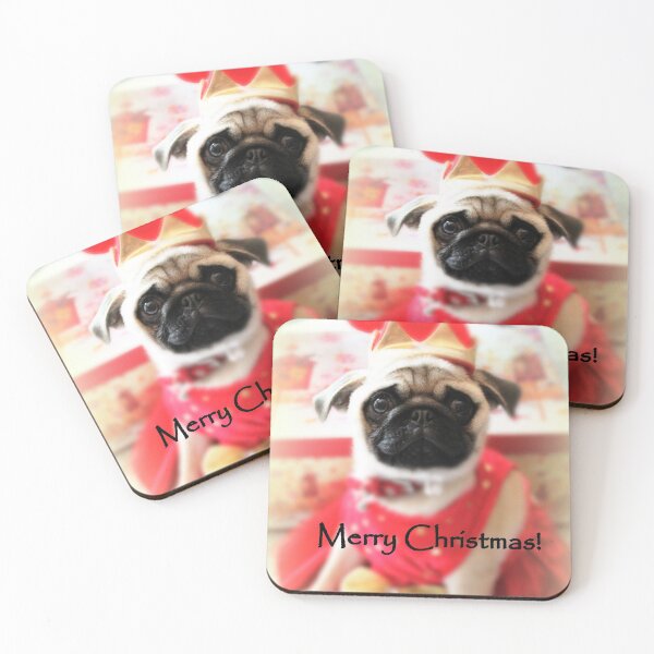 Item preview, Merry Christmas ~ Pug Series designed and sold by Evita.