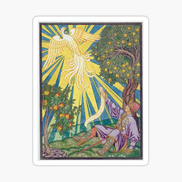 Ivan and the Firebird - Ivan Bilibin Sticker