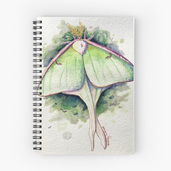 Item preview, Watercolor Luna Moth designed and sold by Kimberly Holbrook Arts.