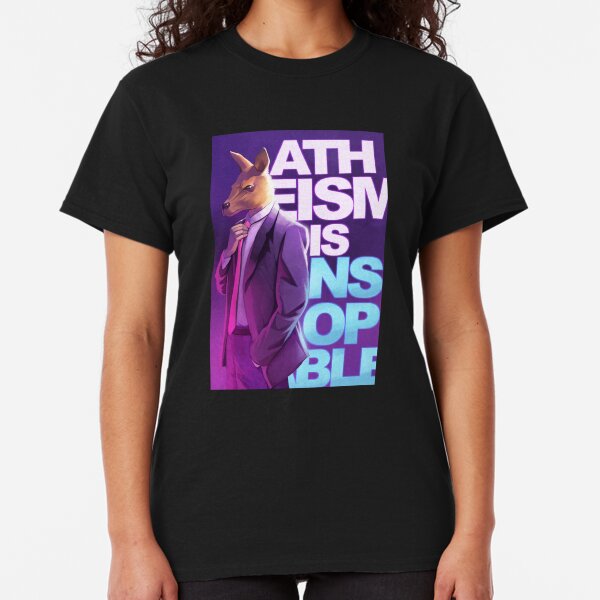 Roo in Suit Atheism-is-Unstoppable logo Classic T-Shirt