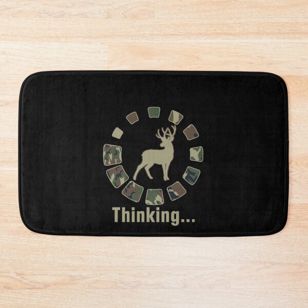 Item preview, Funny Deer Hunting Thinking Camo designed and sold by wilsonellis.