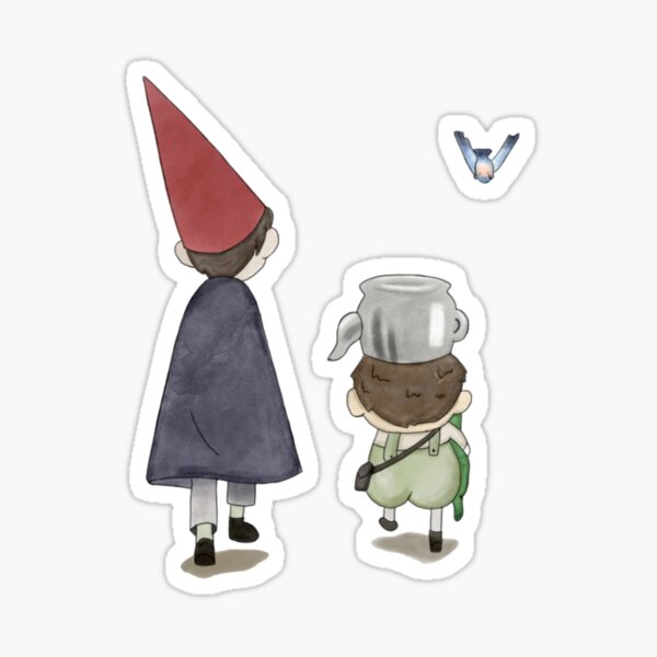 wirt, greg, and beatrice watercolor Sticker