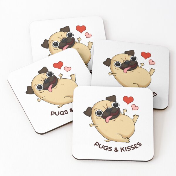 Item preview, Pugs And Kisses Funny Dog Puns  designed and sold by punnybone.