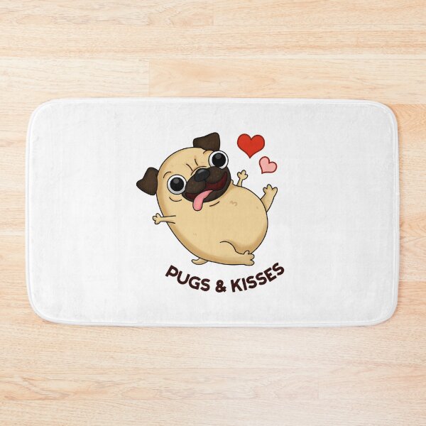 Item preview, Pugs And Kisses Funny Dog Puns  designed and sold by punnybone.