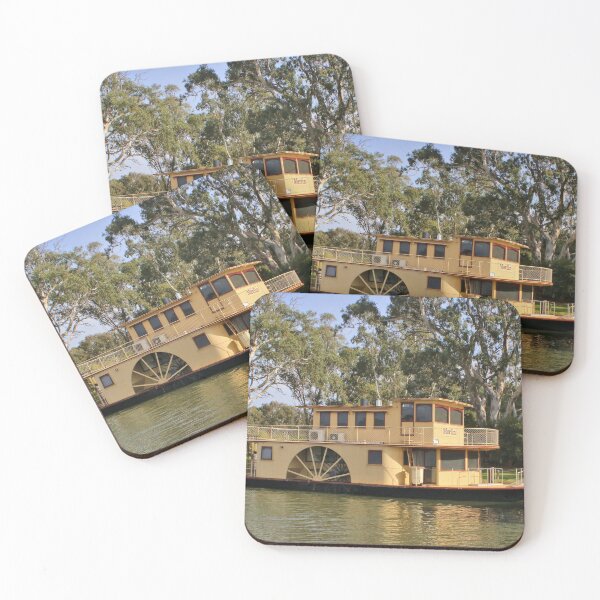 Item preview, Paddlesteamer at the dock, Australia designed and sold by FranWest.