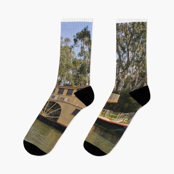 Item preview, Paddlesteamer at the dock, Australia designed and sold by FranWest.