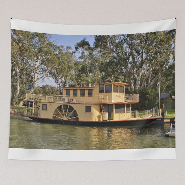 Item preview, Paddlesteamer at the dock, Australia designed and sold by FranWest.
