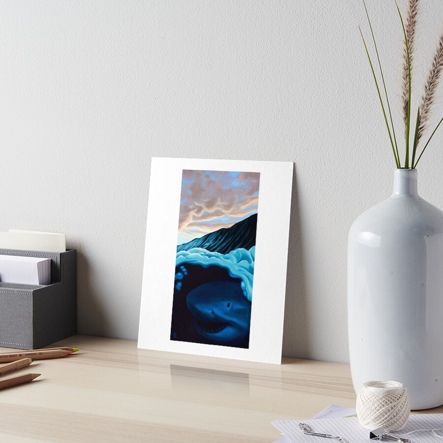 What Lies Beneath Art Board Print