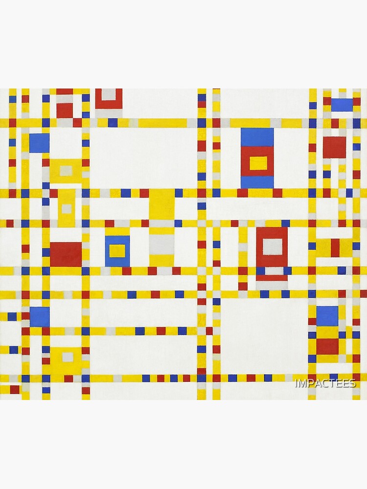 Piet Mondrian-Broadway Boogie Woogie by IMPACTEES