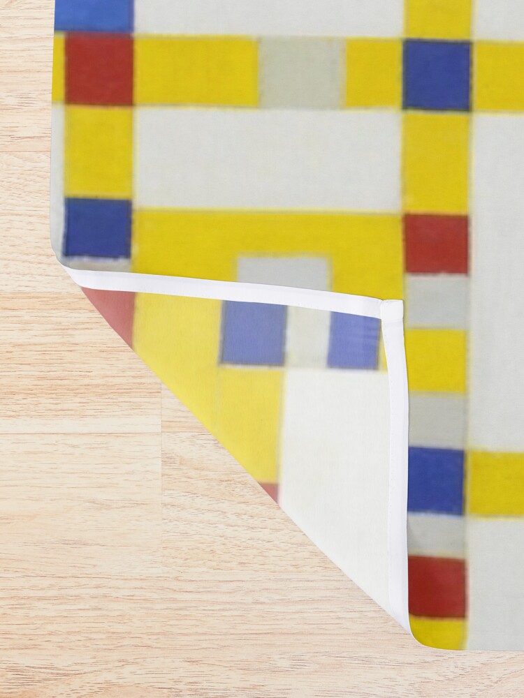 Alternate view of Piet Mondrian-Broadway Boogie Woogie Shower Curtain