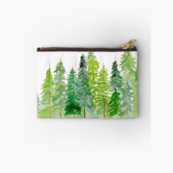 Item preview, Evergreen Trees on a Lake designed and sold by emilyrussellart.