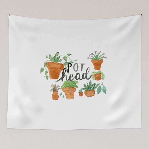 Item preview, Pot Head Watercolor designed and sold by emilyrussellart.