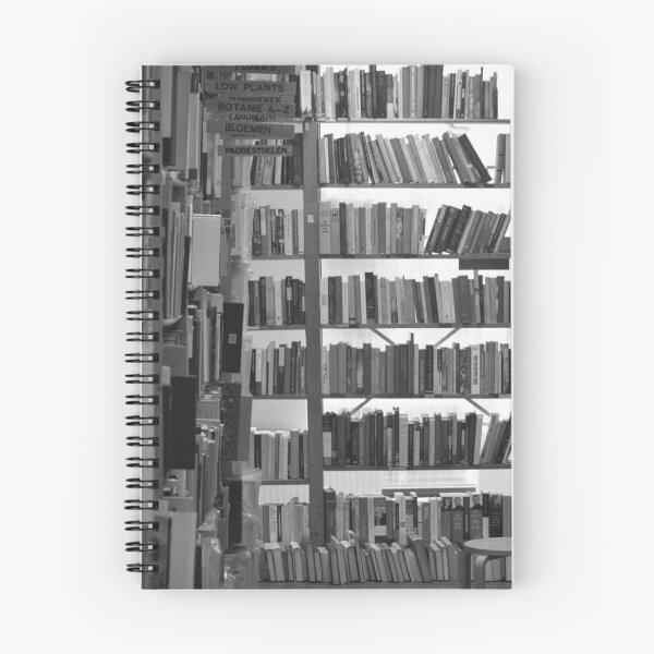 Item preview, Black and White Bookshop Shelves designed and sold by grace-in-space-.