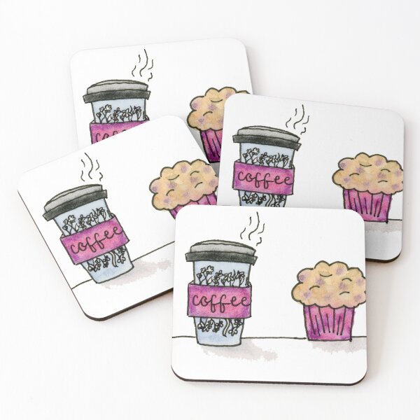 Item preview, Coffee and Blueberry muffin designed and sold by emilyrussellart.