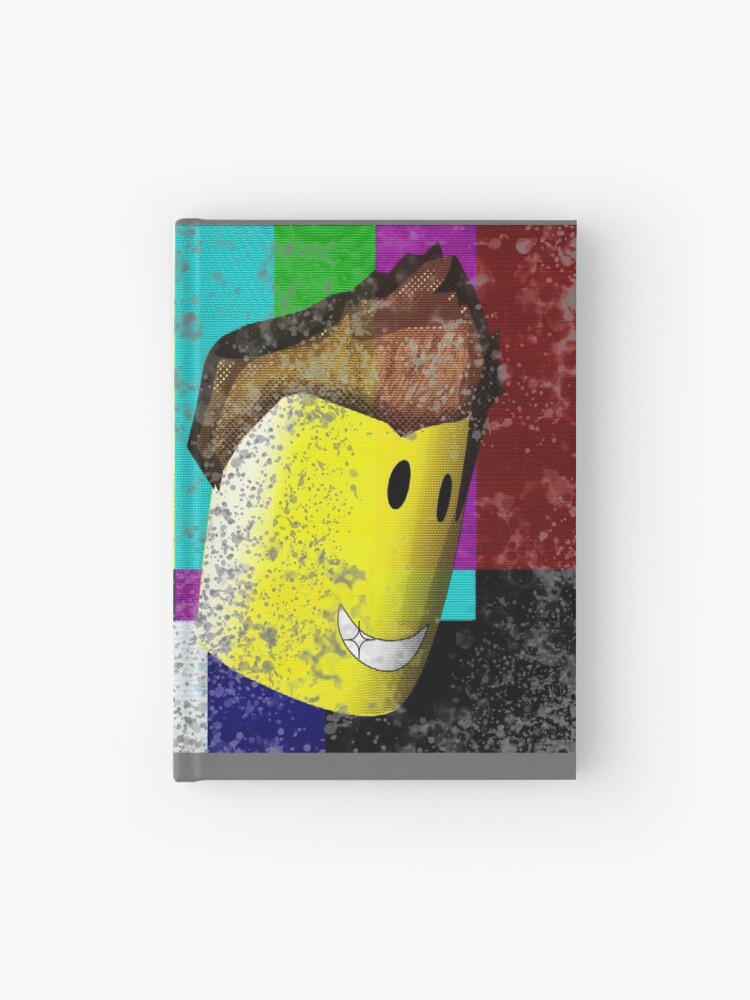 Retro Noob Roblox Hardcover Journal By Poppygarden Redbubble - painted smile roblox