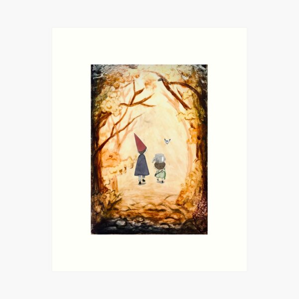 wirt, greg, and beatrice with watercolor background Art Print