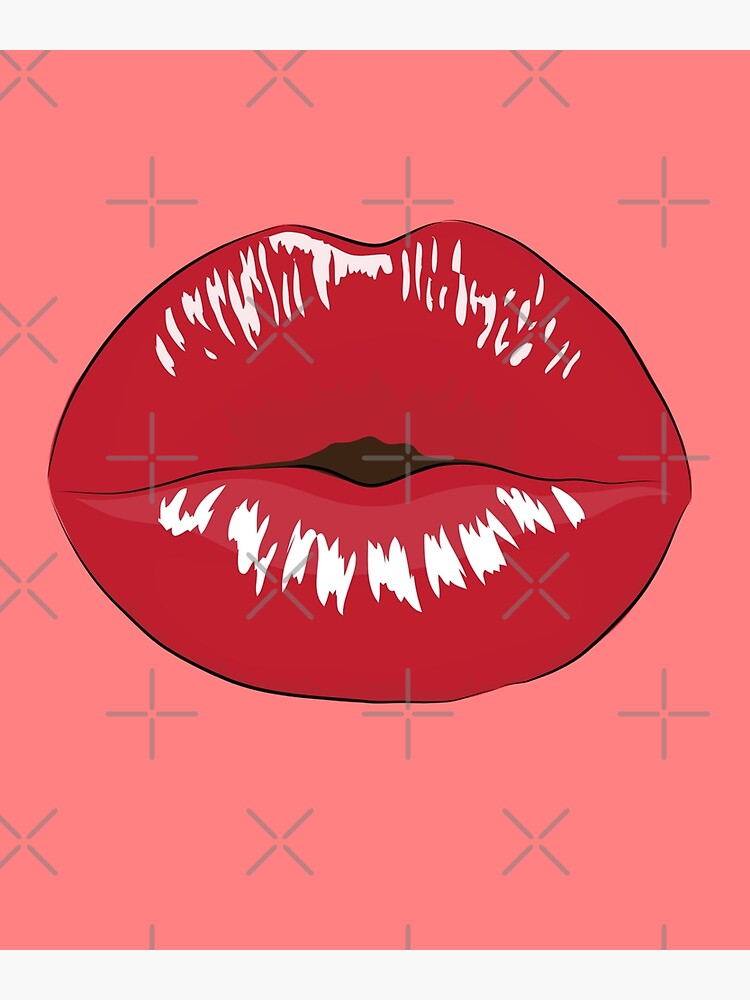 kissable-lips-poster-by-selecttostart-redbubble