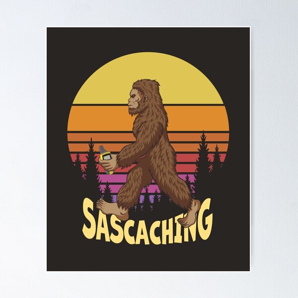 Item preview, Sascashing Funny Geocaching Art Gift designed and sold by MrEddie10.