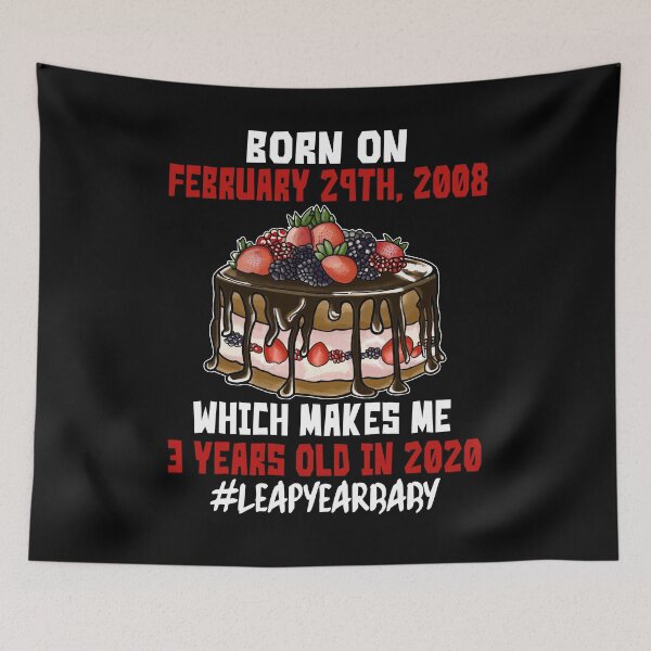 Item preview, 2008 - 08 - 3 Years Old BERRY CAKE #leapyearbaby Funny Leaper Leapling Leap Year Birthday Gifts, Shirts, Tshirts designed and sold by GabiBlaze.