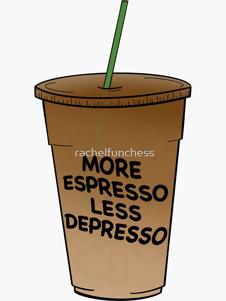 iced coffee Sticker for Sale by ahp00