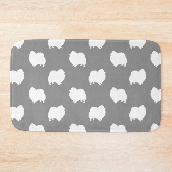 Item preview, White Pomeranian Silhouette(s) designed and sold by Jenn Inashvili.