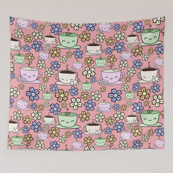 Item preview, Kawaii tea time- baby pink  designed and sold by SturgesC.