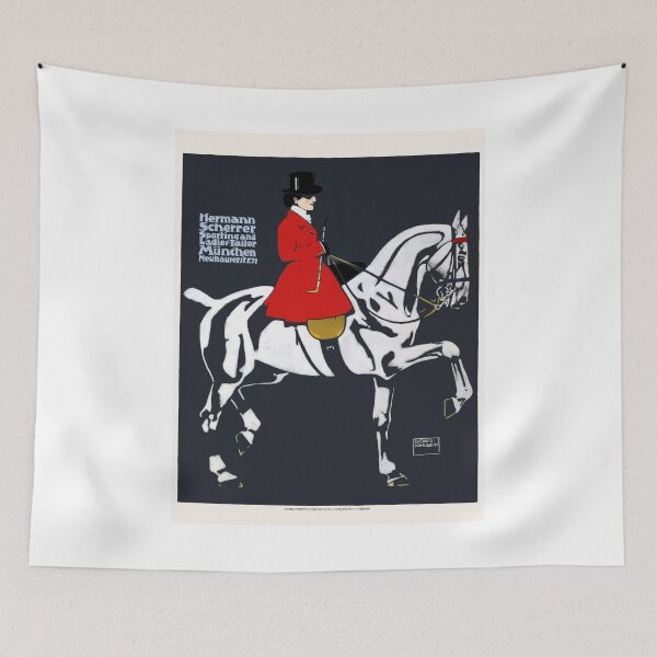 Item preview, 1908 Hermann Scherrer Sporting And Ladies Tailor Poster designed and sold by retrographics.