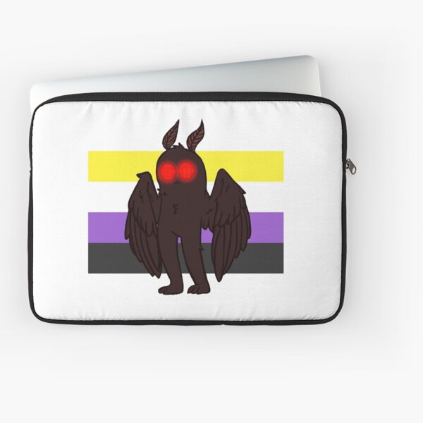 Nonbinary Mothman Laptop Sleeve
