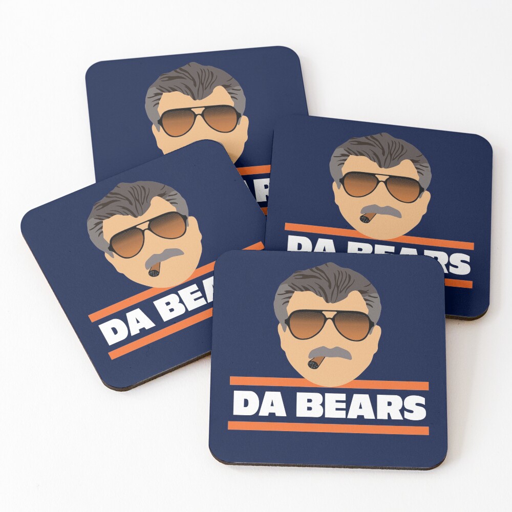 Da Bears Ditka Coasters (Set of 4)