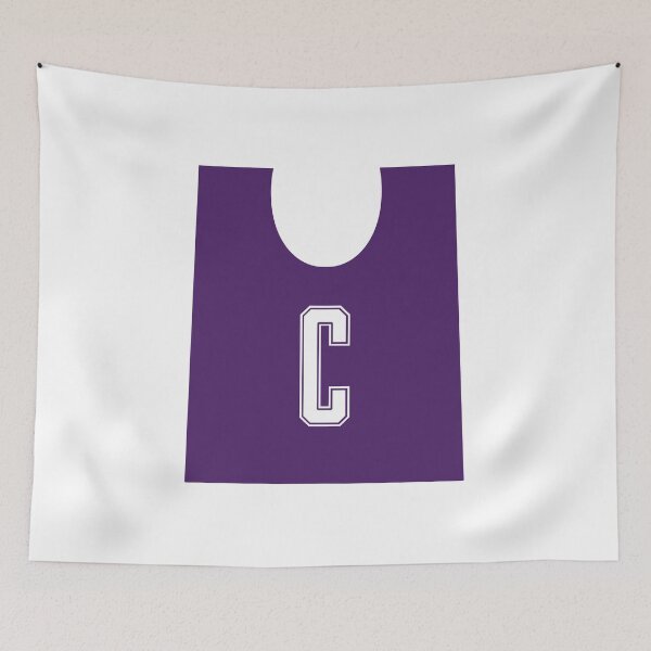 Item preview, Purple Netball Centre designed and sold by teesaurus.